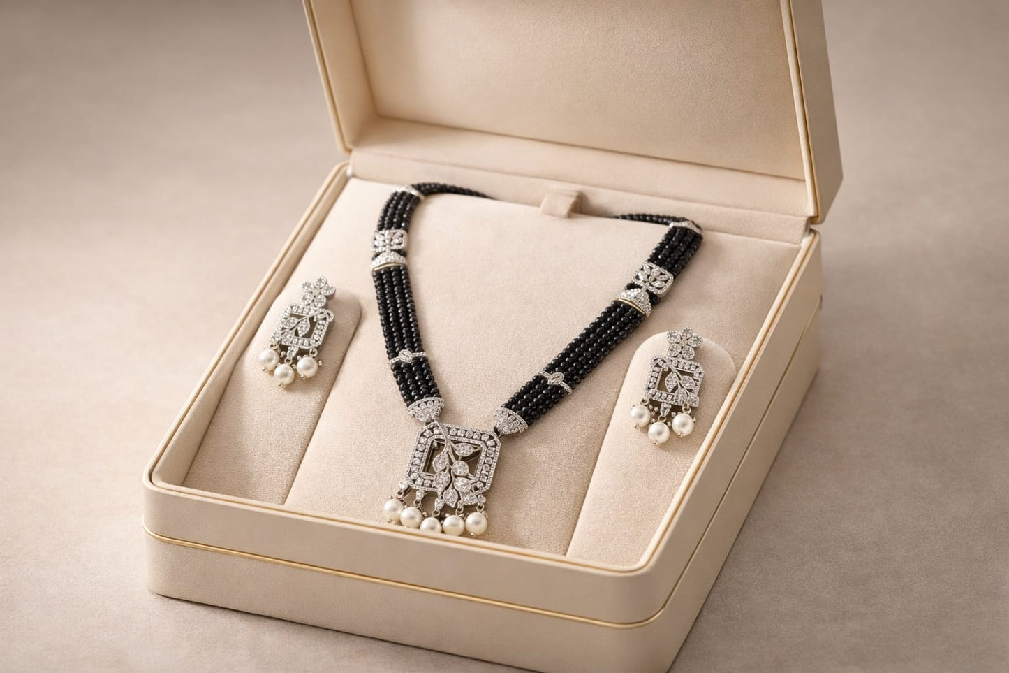 Everlasting Elegance Beaded Pendant Mangalsutra