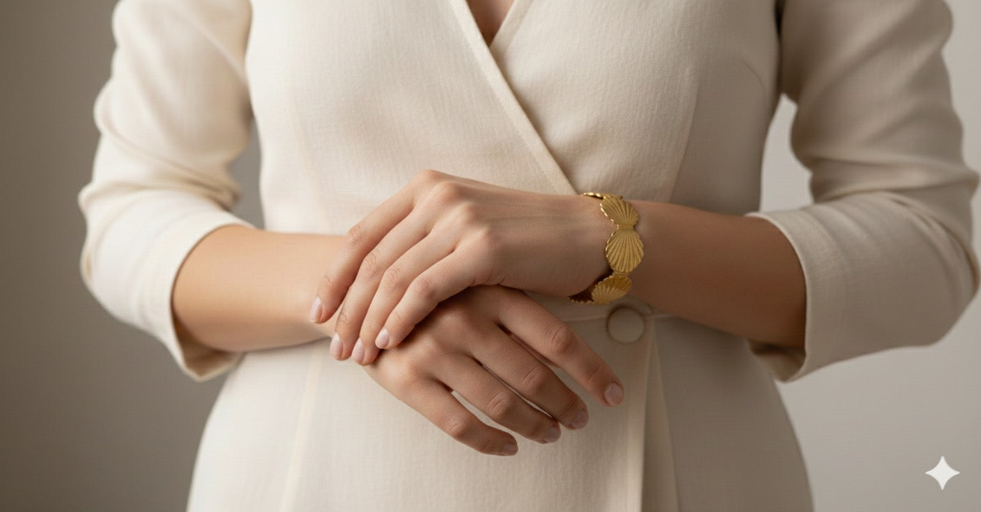 Drizzling Stars – Celeste Shell Cuff