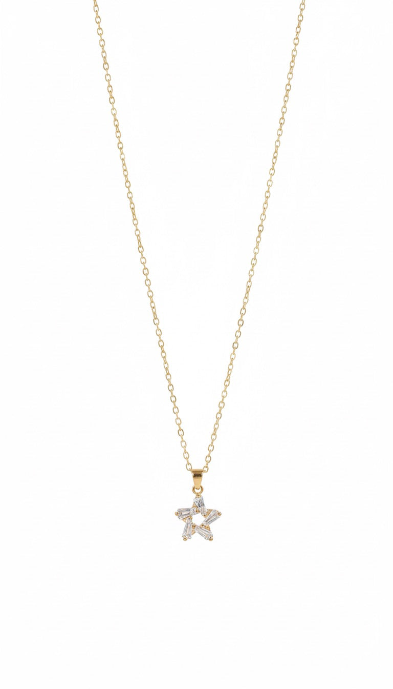 Drizzling Stars-Starlit Radiance Necklace