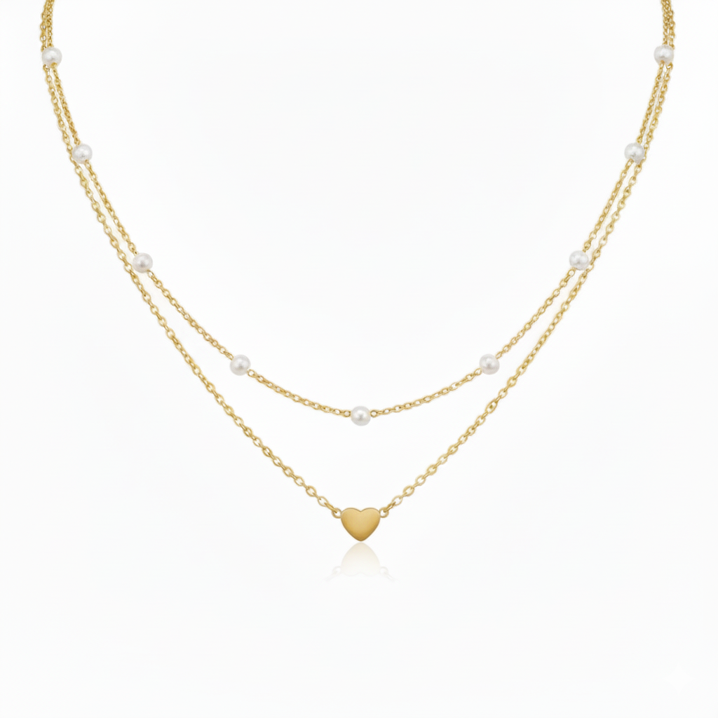 Drizzling Stars Golden Whisper Layered Necklace