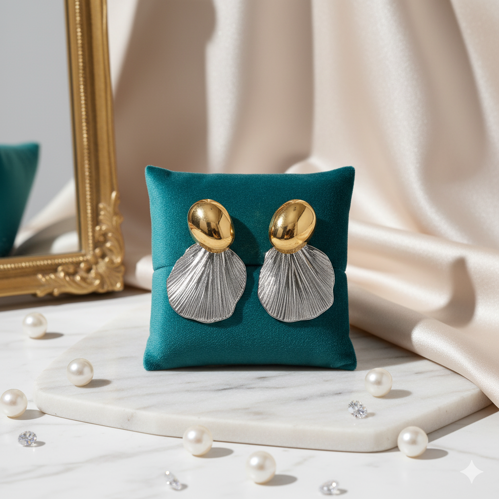 Drizzlin Stars Aurora Petal Drop Earrings