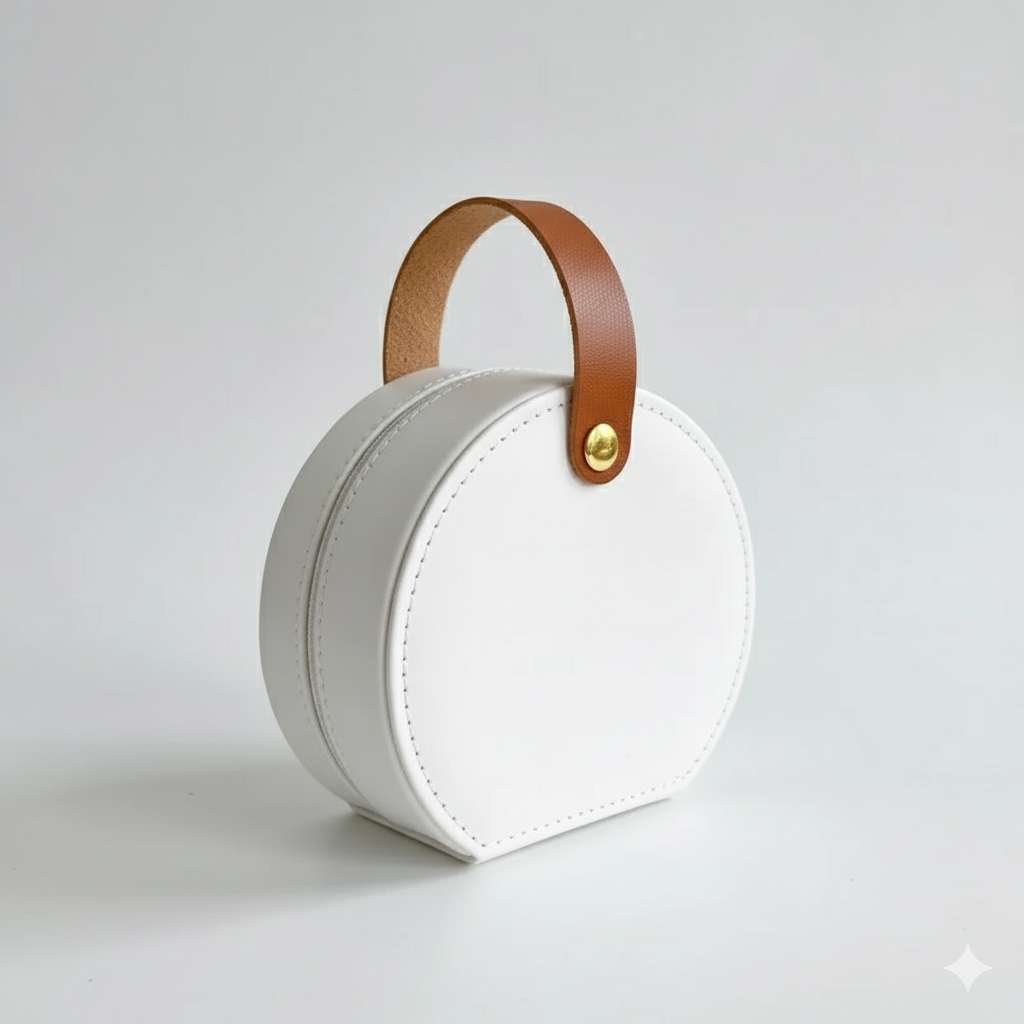 Drizzling Stars Ivory Moon Luxe Jewellery Case