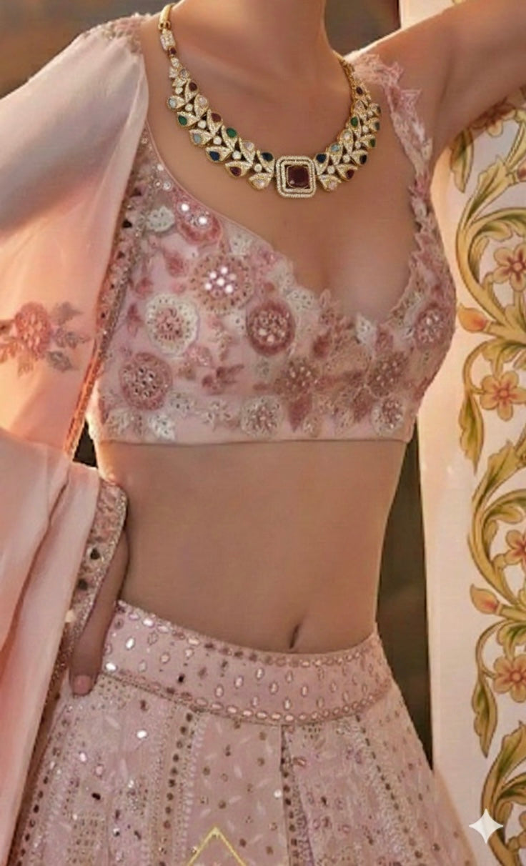 Heritage Luxe – Indo-Modern Statement Necklace Set DSLC-05