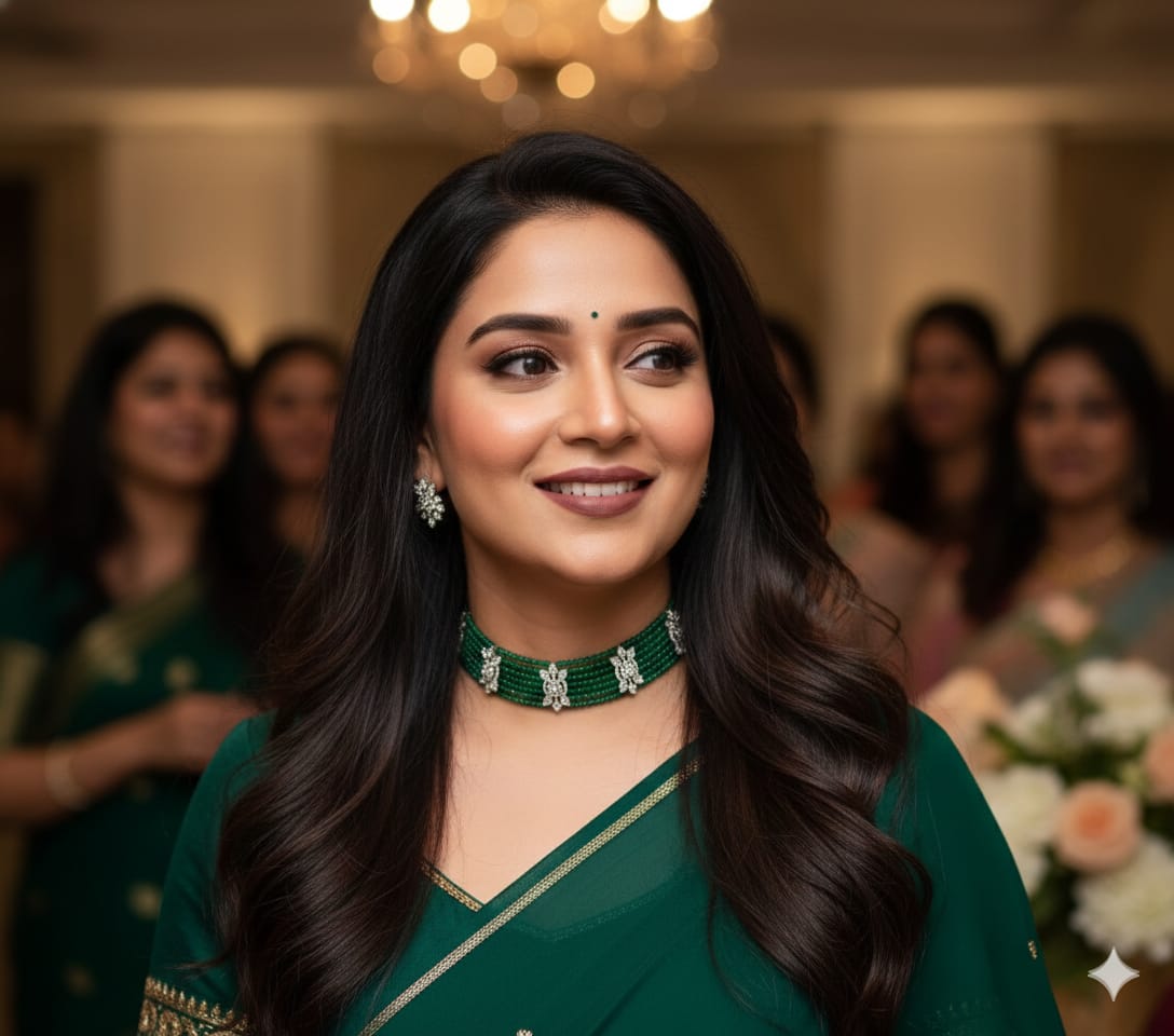 Emerald Royale Beaded Choker Set