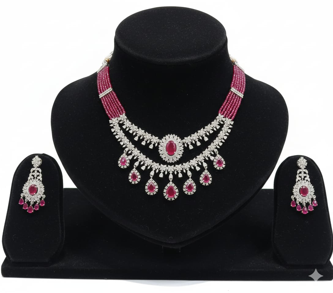 Heritage Emerald Diamond Statement Set RJ