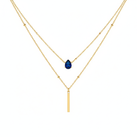 Drizzling Stars Midnight Muse Layered Necklace