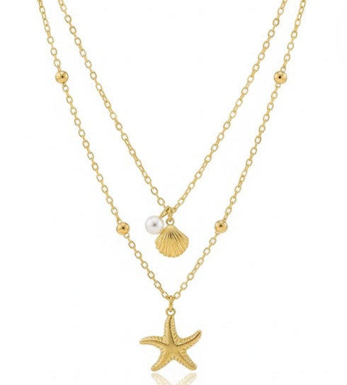 Drizzling Stars - Sea Whisper Necklace